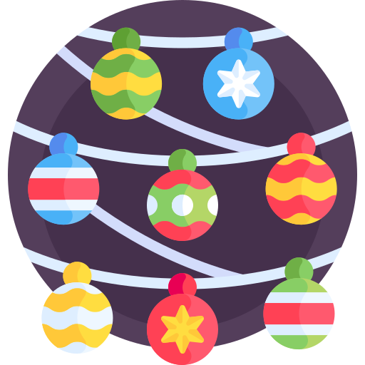 クリスマスボール Detailed Flat Circular Flat icon