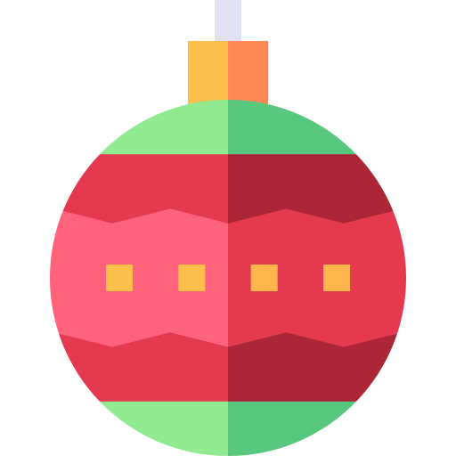 クリスマスボール Basic Straight Flat icon