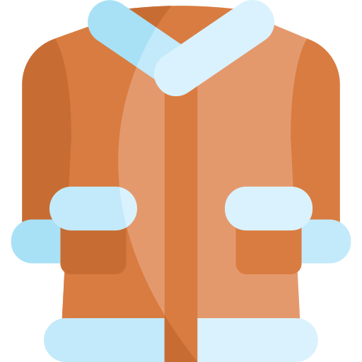 Coat Kawaii Flat icon