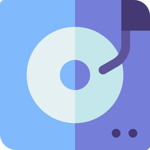 Vinyl Basic Rounded Flat icon