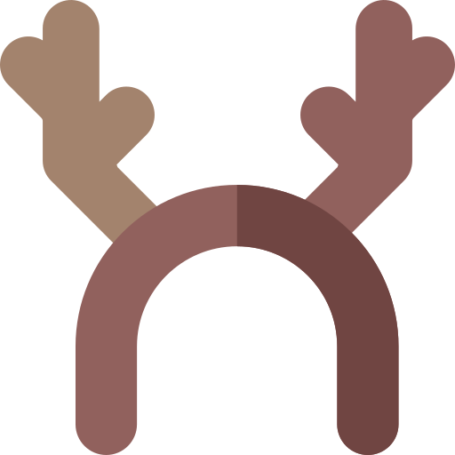 renifer Basic Rounded Flat ikona