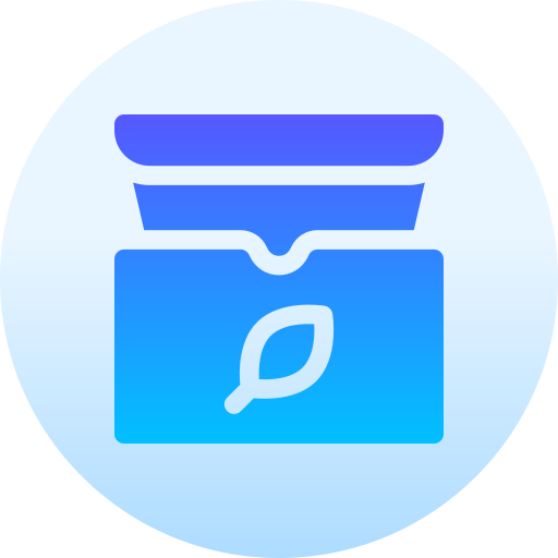 Eco Packaging Basic Gradient Circular icon