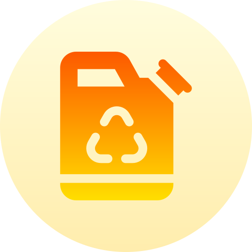 eco-verpakking Basic Gradient Circular icoon
