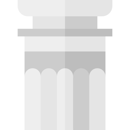 kolom Basic Straight Flat icoon