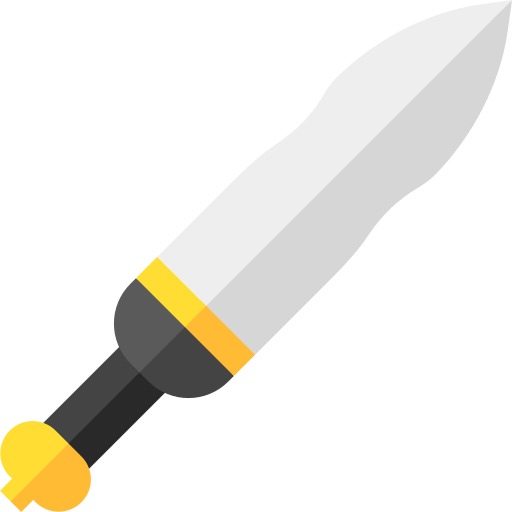 sword Basic Straight Flat icon