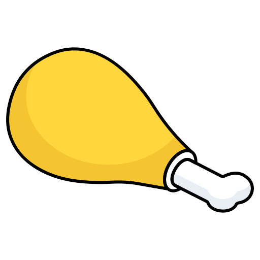 Chicken leg Generic Fill & Lineal icon
