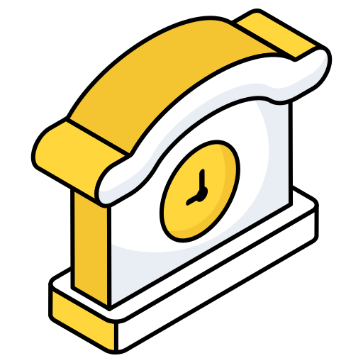 Table Clock Generic Fill & Lineal icon