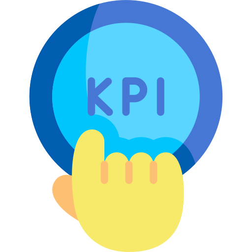 kpi Kawaii Flat icoon