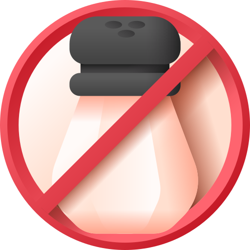 No salt 3D Color icon