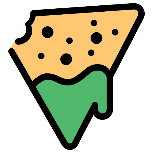 nachos Generic Outline Color icono