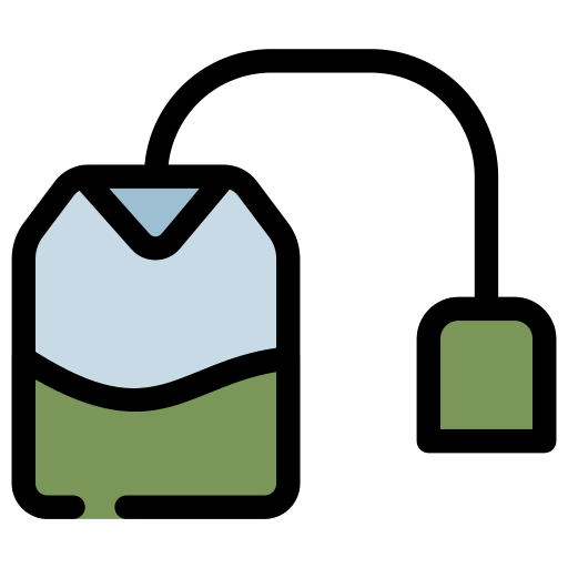 Tea bag Generic Outline Color icon