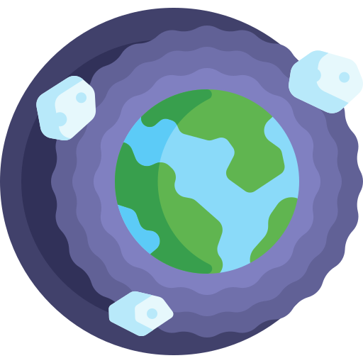 ozon Detailed Flat Circular Flat icoon