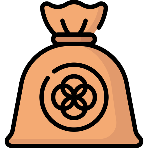 sac d'argent Special Lineal color Icône