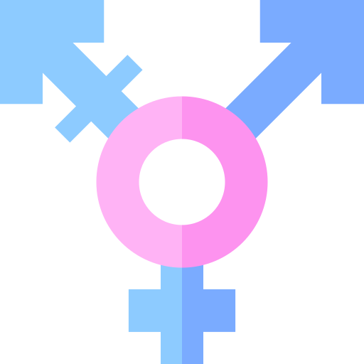 transgénero Basic Straight Flat icono