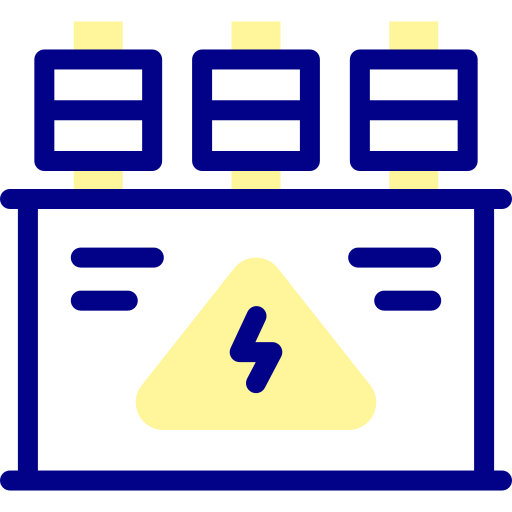 Battery Detailed Mixed Lineal color icon