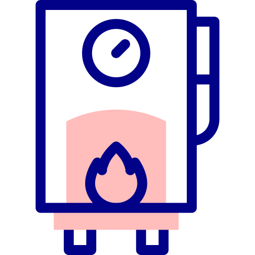 炉 Detailed Mixed Lineal color icon
