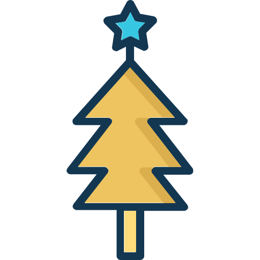 Pine Generic Outline Color icon