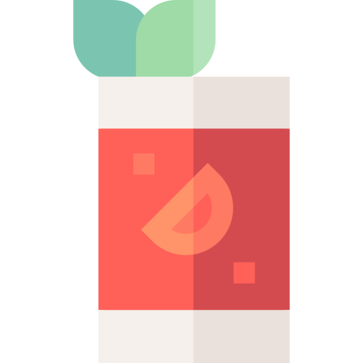 Infused water Basic Straight Flat icon
