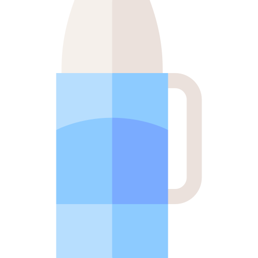 thermosflasche Basic Straight Flat icon
