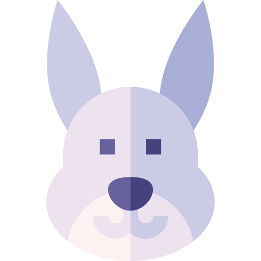 Rabbit Basic Straight Flat icon