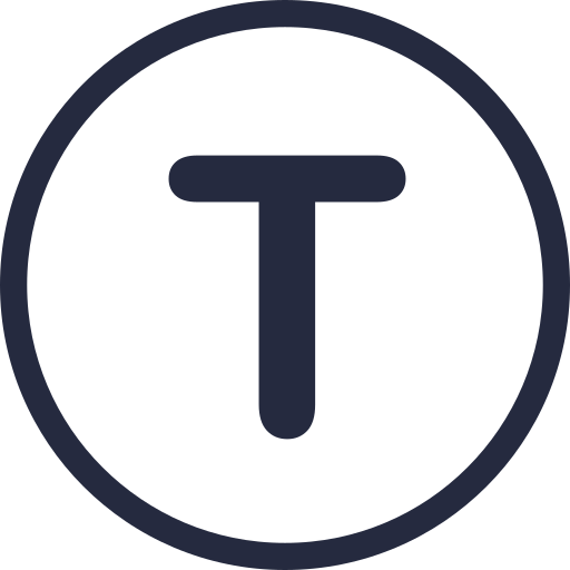 Letter T  Generic Basic Outline icon