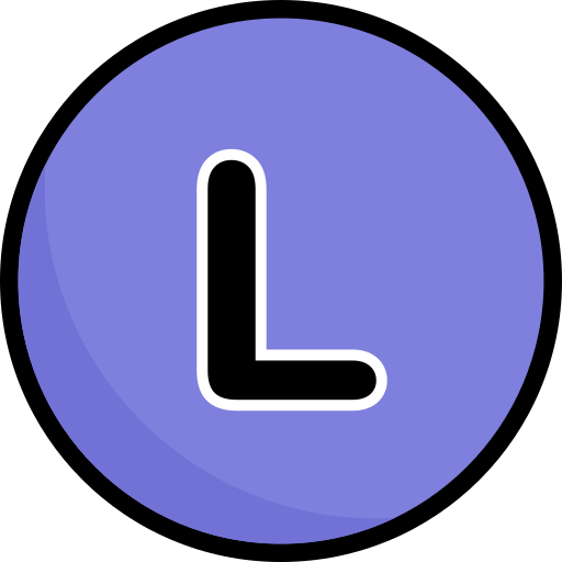 buchstabe l Generic Outline Color icon
