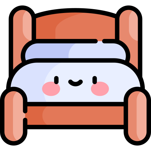 bed Kawaii Lineal color icon