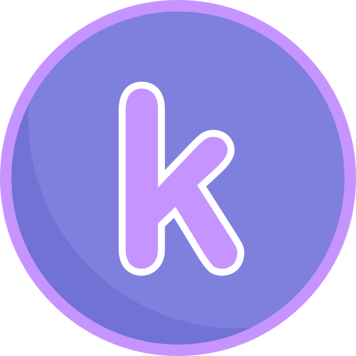 lettera k Generic Flat icona