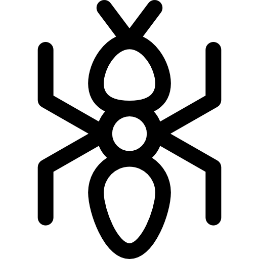 mrówka Basic Rounded Lineal ikona