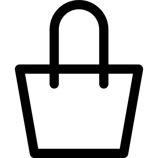 sac Basic Rounded Lineal Icône