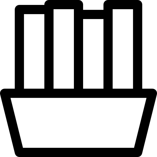 patat Basic Rounded Lineal icoon