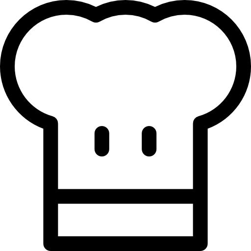 요리사 모자 Basic Rounded Lineal icon
