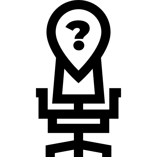 デスクチェア Basic Straight Lineal icon