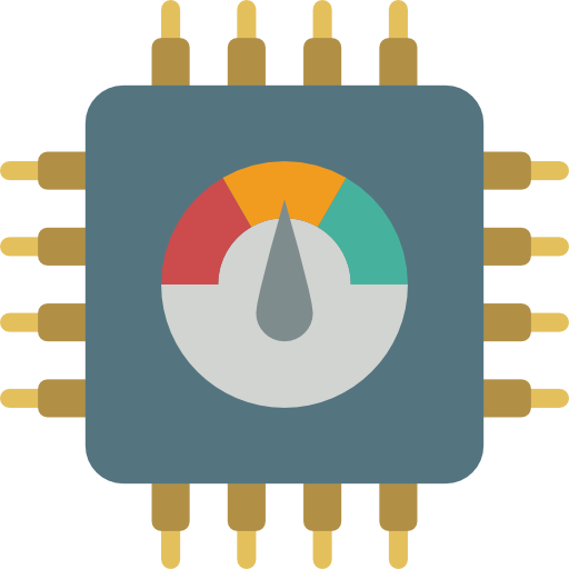 cpu Basic Miscellany Flat icon