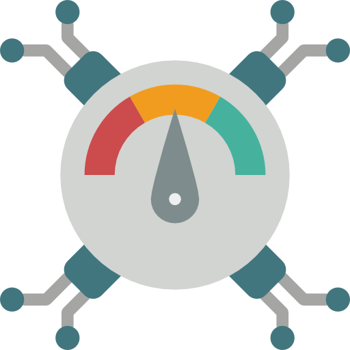 snelheidsmeter Basic Miscellany Flat icoon