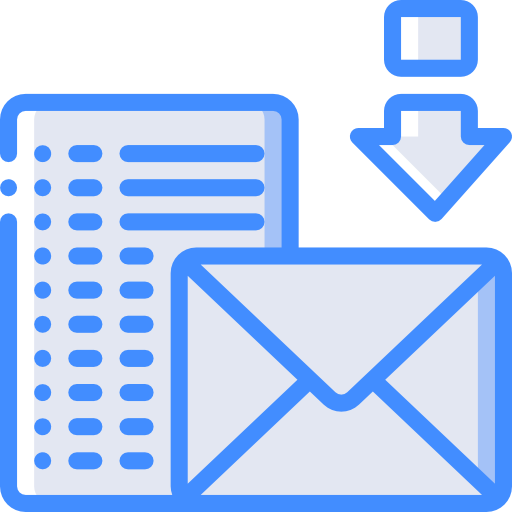 e-mail Basic Miscellany Blue ikona