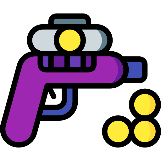 Gun Basic Miscellany Lineal Color icon