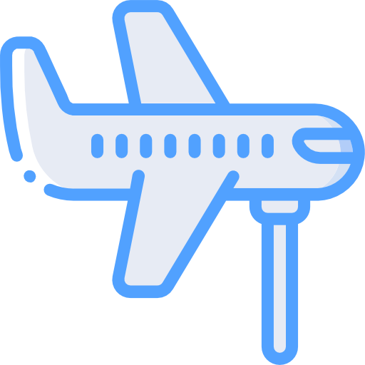 flugzeug Basic Miscellany Blue icon