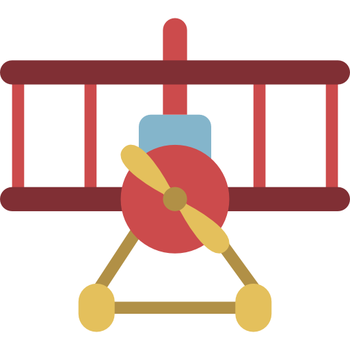 Airplane Basic Miscellany Flat icon
