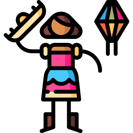 バルーン Puppet Characters Lineal Color icon