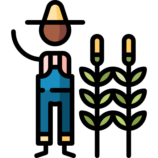 옥수수 Puppet Characters Lineal Color icon