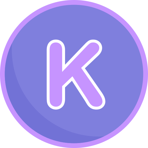 brief k Generic Flat icoon