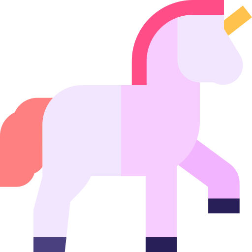 unicorno Basic Straight Flat icona