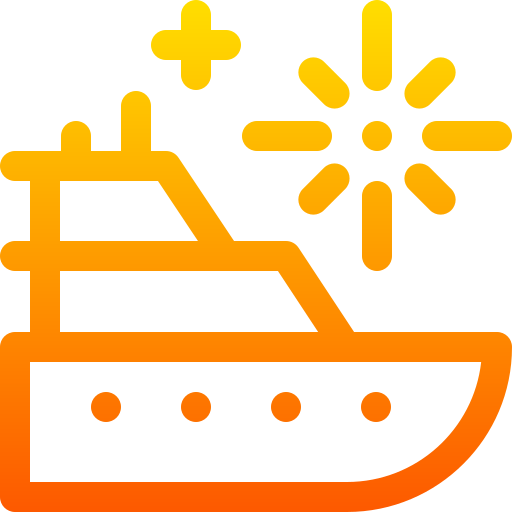 yacht Basic Gradient Lineal color icon