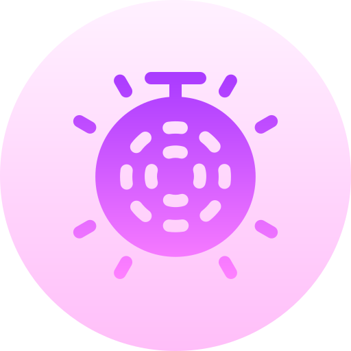 디스코 볼 Basic Gradient Circular icon