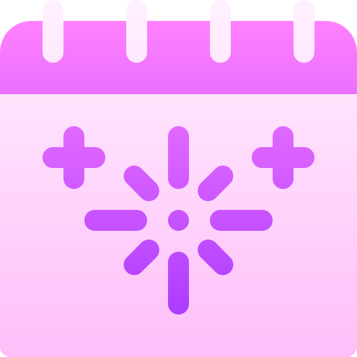 カレンダー Basic Gradient Gradient icon