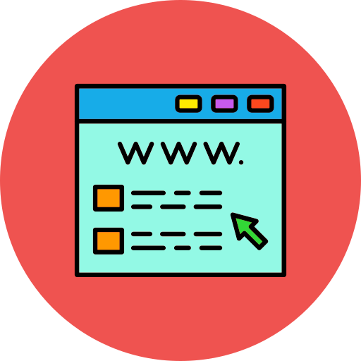 Domain Generic Outline Color icon