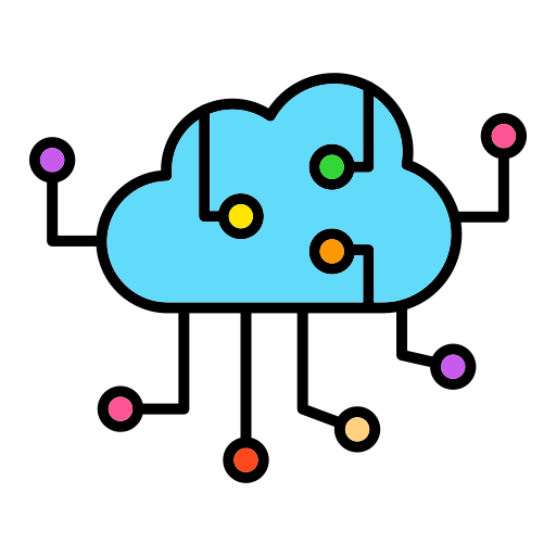 chmura obliczeniowa Generic Outline Color ikona