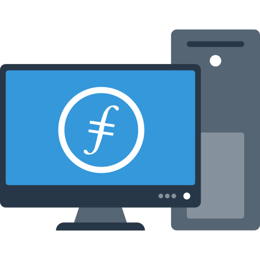 filecoin Generic Flat ikona