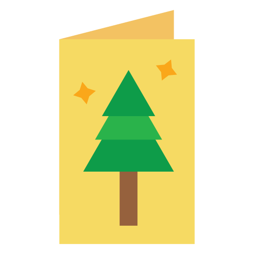 Christmas card Generic Flat icon